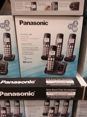 Panasonic KX-TG454 Bluetooth Handset Phones features cellphone linking via Bluetooth