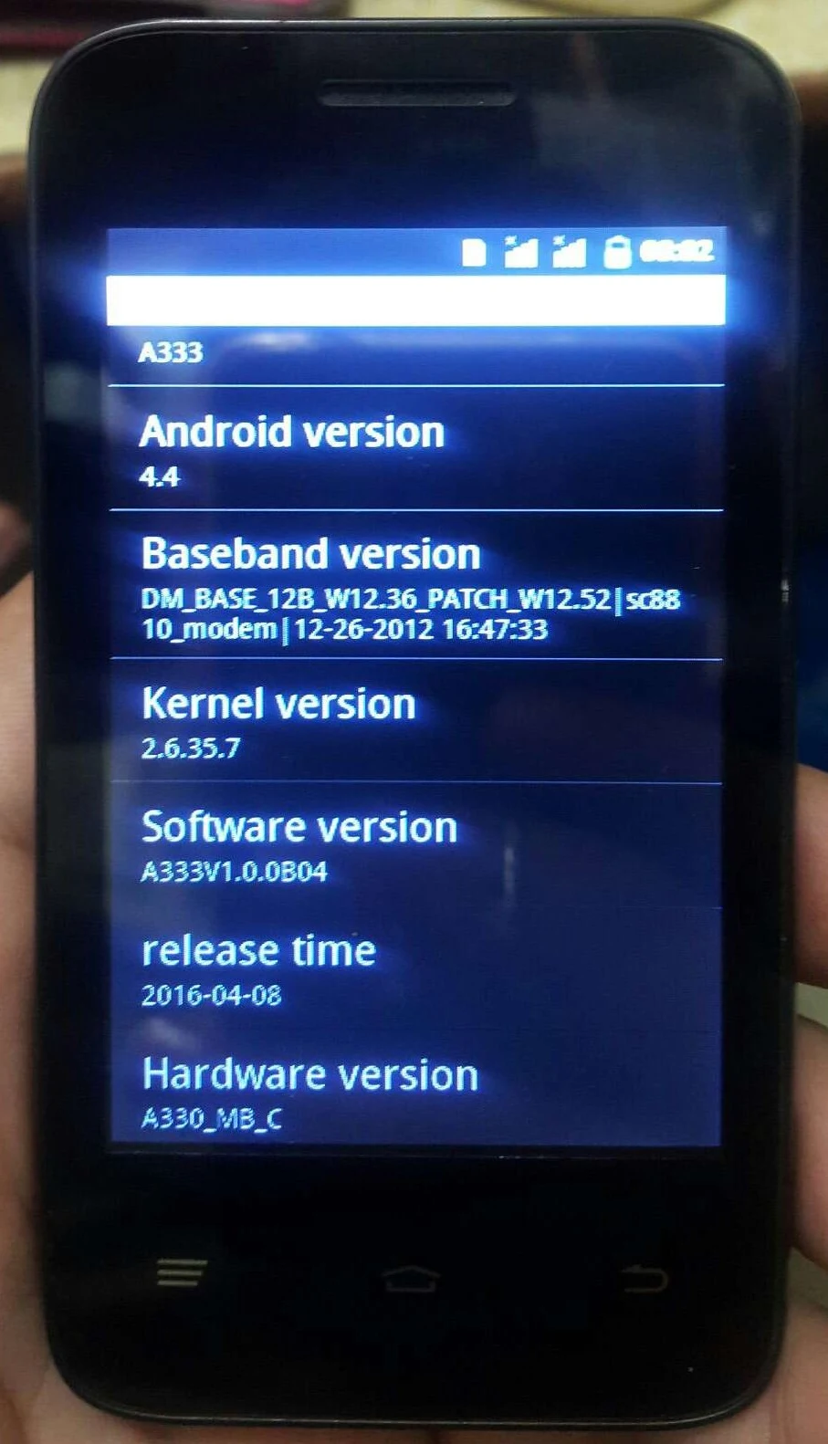 A333 SPD 8810 Firmware Flash File