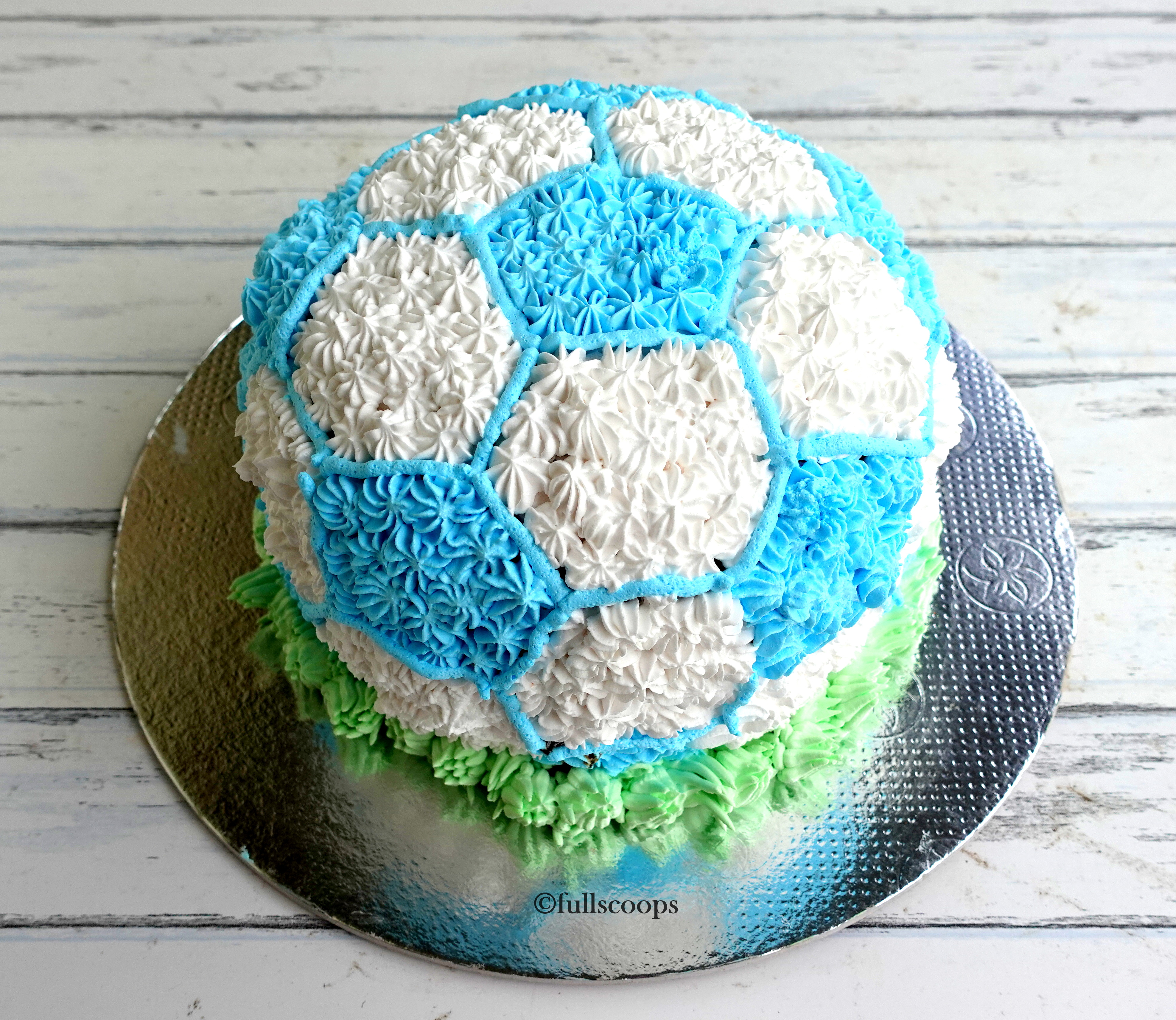 Easy to Make Chocolate Football Cake recipe