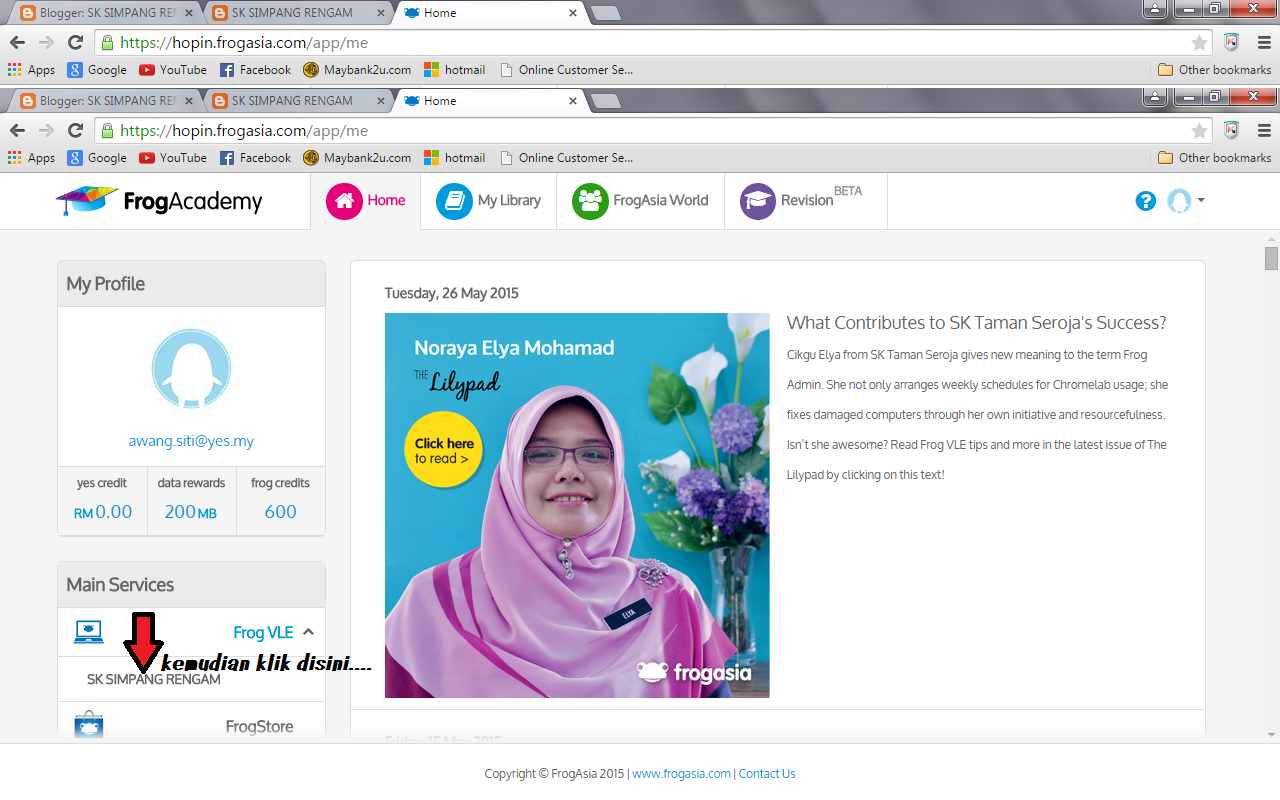 Blog Ustazah Siti: Frog Vle