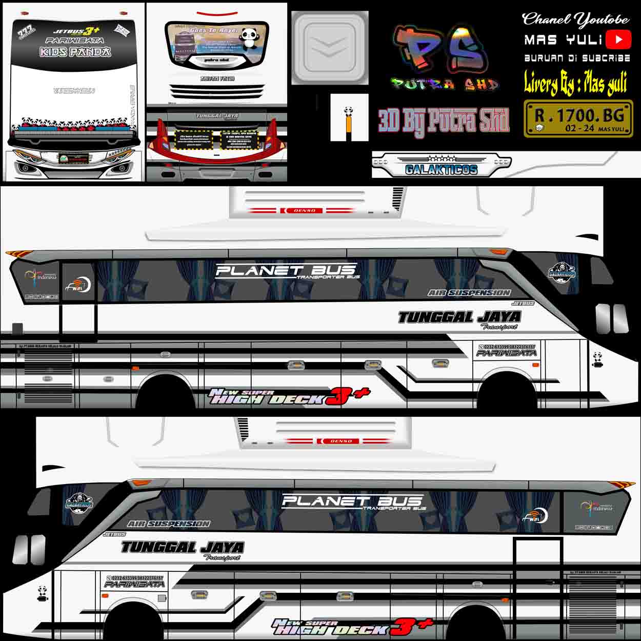 livery bussid panda