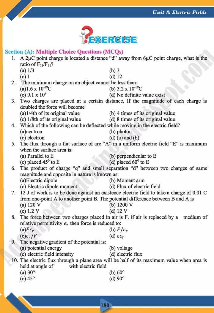 electric-fields-physics-class-11th-text-book