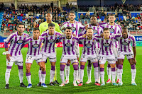 REAL VALLADOLID C. F. Temporada 2023-24. John Victor, Gustavo Henrique, Enzo Boyomo, Stanko Jurić. Monchu, Lucas Rosa, David Torres, Luis Pérez, Iván Sánchez, Joni Montiel, Mamadou Sylla. S. D. EIBAR 5 🆚 REAL VALLADOLID C. F. 1 Viernes 27/10/2023, 21:00 horas. Campeonato de Liga de 2ª División, jornada 13. Eibar, Guipúzcoa, estadio Municipal de Ipurua: 5.690 espectadores. GOLES: ⚽1-0: 22’, Ager Aketxe. ⚽2-0: 32’, Jon Bautista. ⚽2-1: 48’, Mamadou Sylla. ⚽3-1: 69’, Stoichkov. ⚽4-1: 84’, Yacine Qasmi. ⚽5-1: 90+7’, Yanis Rahmani.