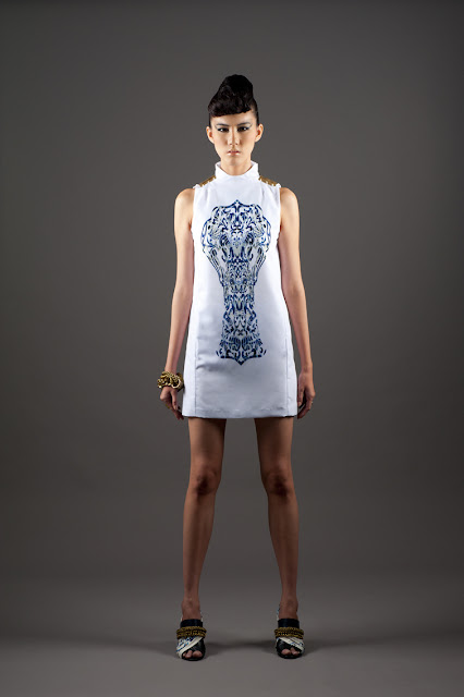 White Pauling Ning dress from the IEX Asian Heritage project in Singapore