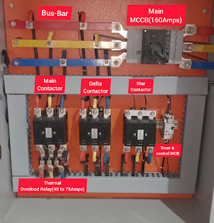 Parts of Star-Delta Starter