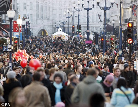 Regent Street isn't quite as bad There you'll find the Apple store and