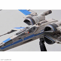 Bandai 1/72 Blue Squadron Resistance X-Wing Fighter English Color Guide & Paint Conversion Chart