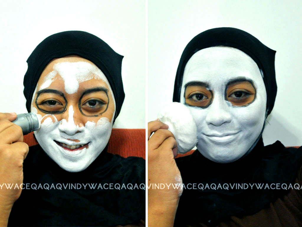 Ini Vindy Yang Ajaib Tutorial Tengky Tengkorak Hallowen MakeUp