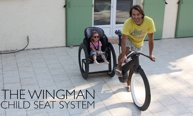 The wingman inovasi sepeda  kursi anak