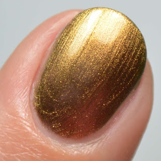 bronze duo chrome nail polish