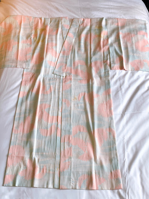 【着物のお手入れ奮闘記⑦】東京ますいわ屋さんに生洗いを依頼した着物が仕上がってきた