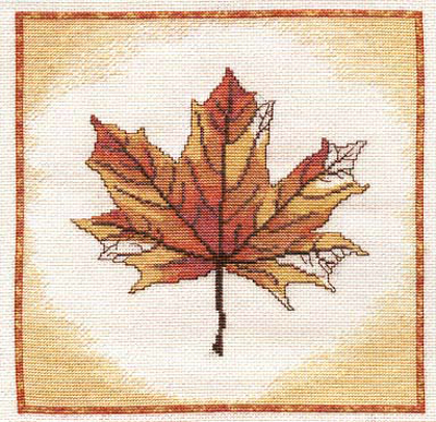 Autumn Leaves Cross Stitch4