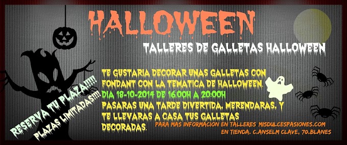 TALLER NIÑOS DECORACION GALLETAS HALLOWEEN