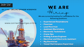OPEN POSITIONS - OIL & GAS - Drilling Offshore worldwide