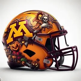 Minnesota Golden Gophers Halloween Concept Helmets