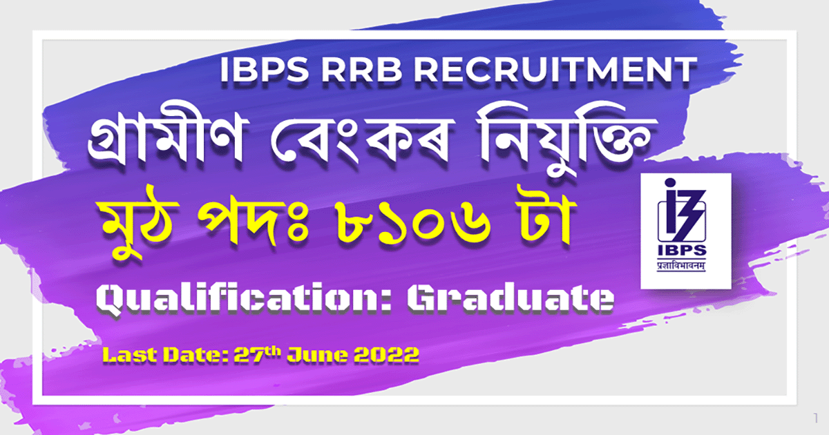 IBPS  Officer and Office Assistant Recruitment