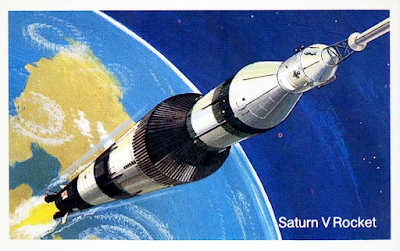1981 Wills Embassy : World of Speed #11 - Saturn V Rocket