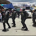 Policías deslumbran con pasos de baile en carnaval de Cajamarca 2019