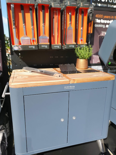 Outdoor kitchen prep unit from Everdure range with Heston Blumenthal