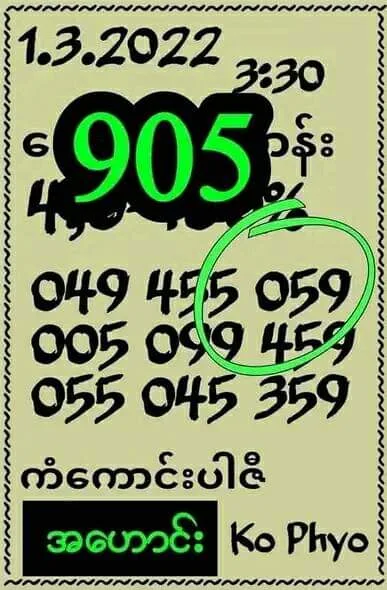 VIP 3D direct number paper 16/4/2022 | Thailand Lottery 100% sure number