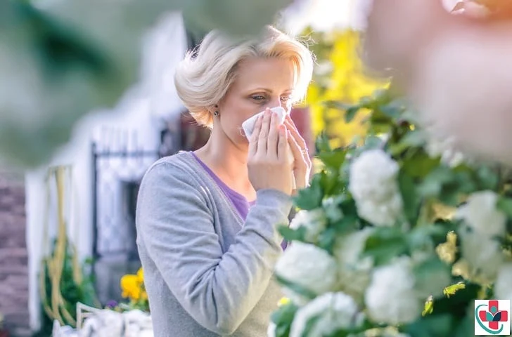 Woman With Hay Fever