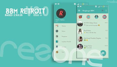 BBM Mod Themes Retroit Versi 2.10.0.35 Apk Fitur Change Language