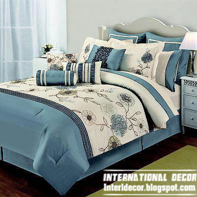 modern soft duvet cover bedding sets blue design, modern bedding ...