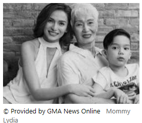 Kapuso Jennylyn Mercado's adoptive mother, Lydia, has died. She was 74