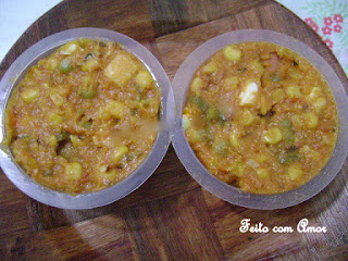 Delicia de cuscuz molhadinho da Lou.