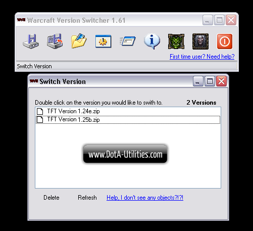 Warcraft 1.25b Switcher | Warcraft Version Switcher 1.25b Patch 