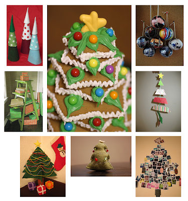 Crafty Christmas tree photos from Flickr