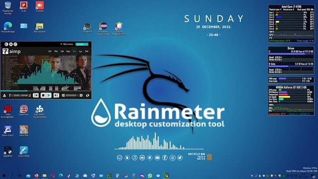 Rainmeter 4.5.17 - Personalizar tu escritorio y monitorizar temperaturas y recursos