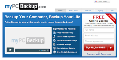 Mypcbackup-homepage