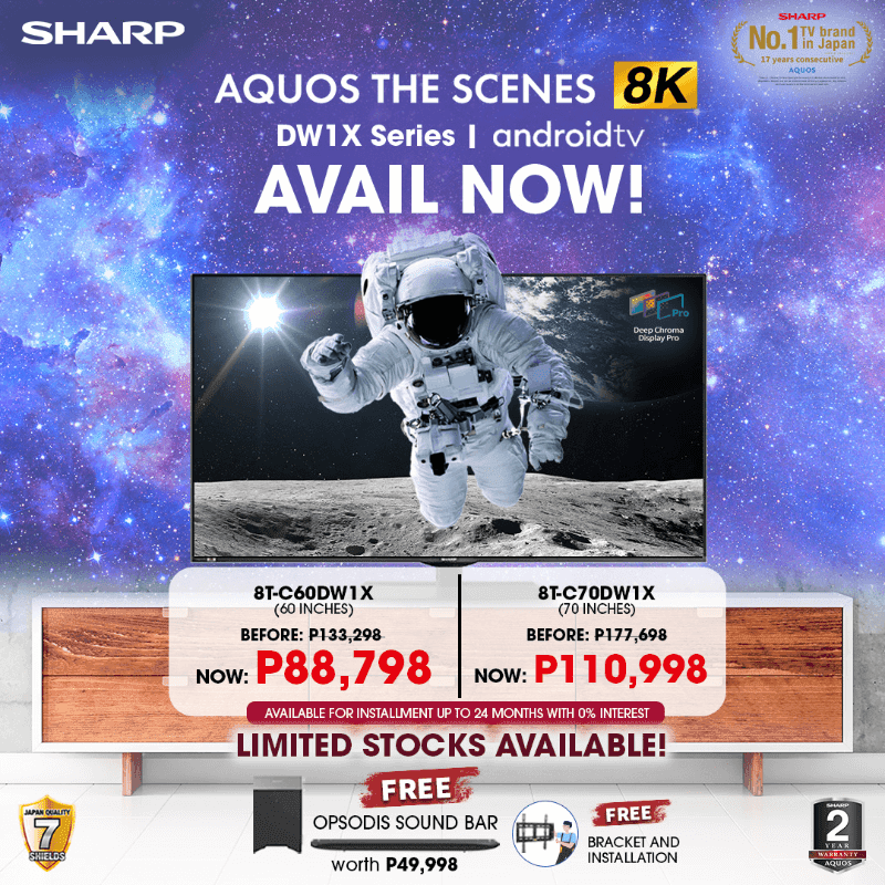 Sharp 8K TV price cut in PH