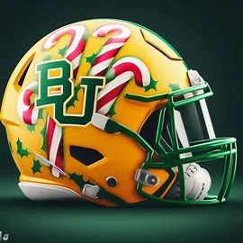 Baylor Bears Christmas Helmets