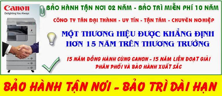 Description: Bảo hành máy photocopy 2 năm, bảo trì miễn phí 10 năm