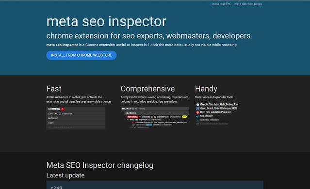 META SEO Inspector extension