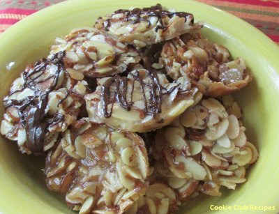 Honey Almond Crunch Cookies by CookieClubRecipes