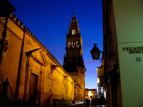 Mezquita de Córdoba de noche