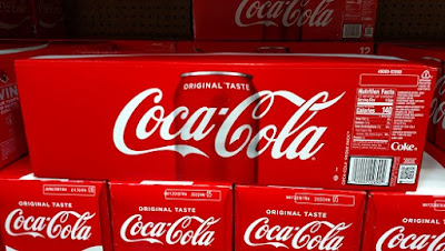 Coca-Cola 12-Pack with Nutrition Label