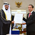 Jokowi Terima Penghargaan Perdamaian Internasioanl Iman Hasan bin Ali Tahun 2022
