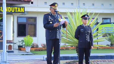 Polres Humbahas Gelar Upacara Hari Lahir Pancasila 2023