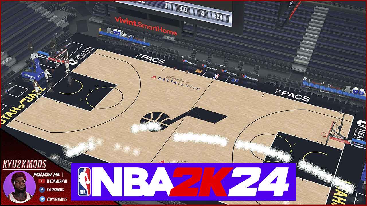 NBA 2K24 Utah Jazz 2024 Court