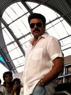 Mammooty in the film The train