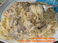 Pinoy Seafood Carbonara