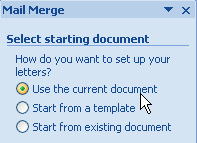 membuat mail merge