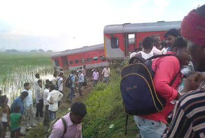 74 injured, four critically, as another train derails in UP