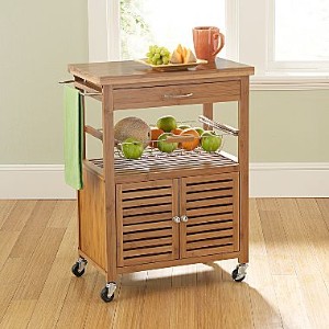 Bamboo Kitchen Cart3