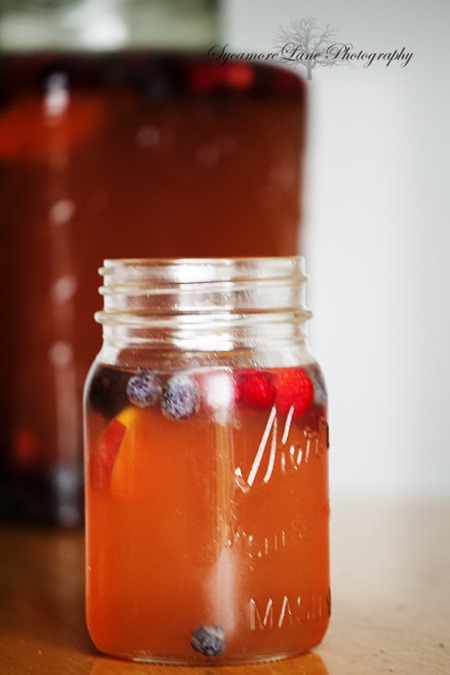 Peach Tea Sangria-SycamoreLane Photography