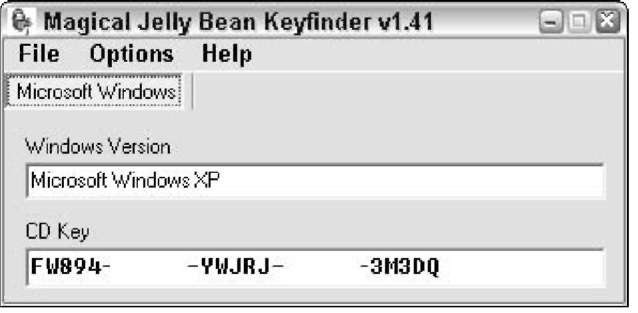 Magical Jelly Bean Keyfinder reconstructs